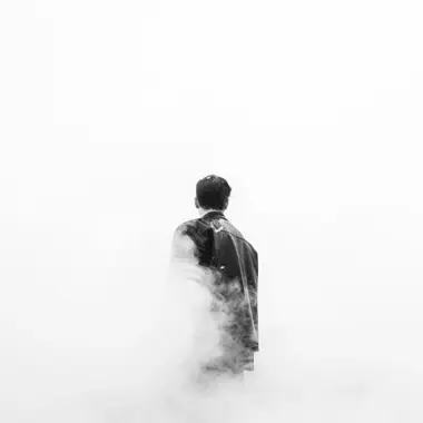 Man in de mist
