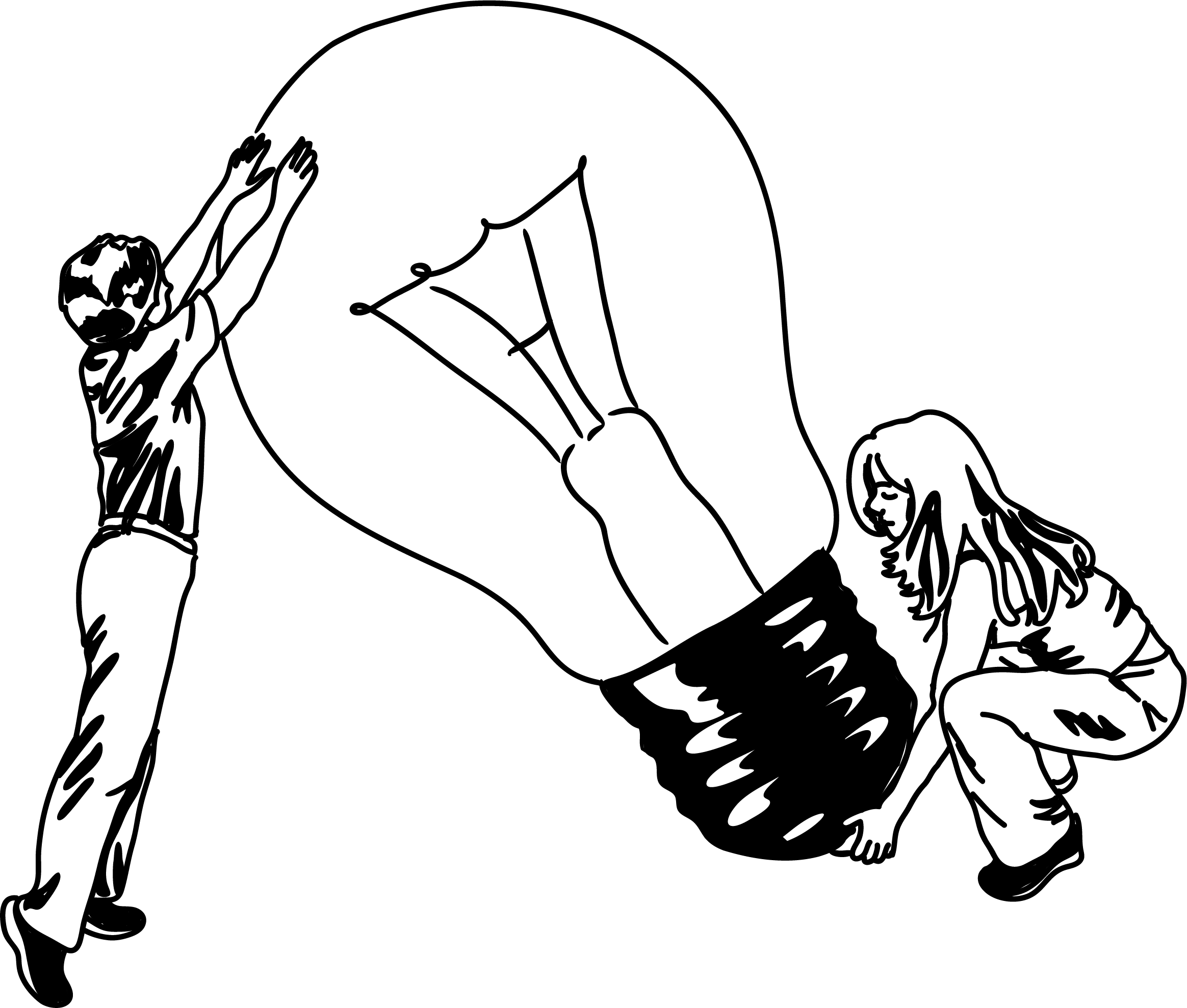 Stagiaires die een lamp behandelen