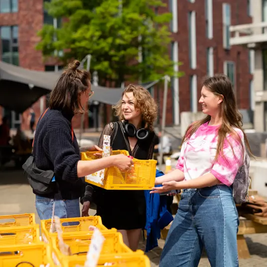 Meet & Melt: studenten ontmoeten elkaar onder een gratis tosti